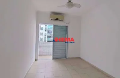 Kitnet com 1 dormitório para alugar, 40 m² por r$ 3.300,02/mês - gonzaga - santos/sp