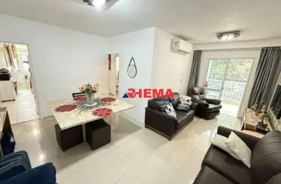 Apartamento com 3 dormitórios à venda, 82 m² por r$ 690.000,00 - marapé - santos/sp