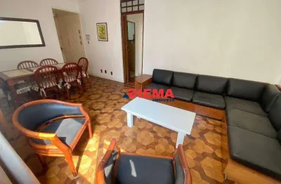 Apartamento com 2 dormitórios à venda, 118 m² por r$ 540.000,00 - gonzaga - santos/sp