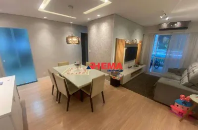 Apartamento com 3 dormitórios à venda, 83 m² por r$ 760.000,00 - marapé - santos/sp
