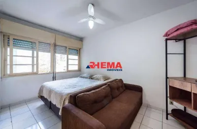 Kitnet para alugar, 31 m² por r$ 2.280/mês - embaré - santos/sp