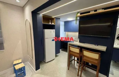 Kitnet com 1 dormitório à venda, 28 m² por r$ 520.000,00 - josé menino - santos/sp