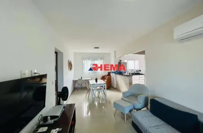 Apartamento com 2 dormitórios à venda, 92 m² por r$ 780.000,00 - campo grande - santos/sp