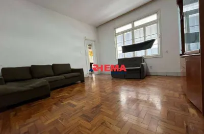 Apartamento para alugar, 100 m² por r$ 5.700,02/ano - gonzaga - santos/sp