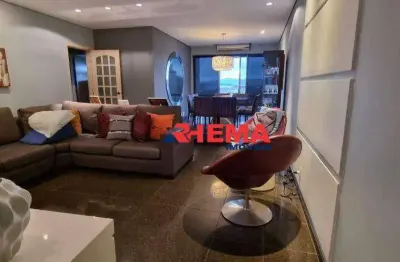 Apartamento com 3 dormitórios à venda, 130 m² por r$ 1.380.000,00 - boqueirão - santos/sp