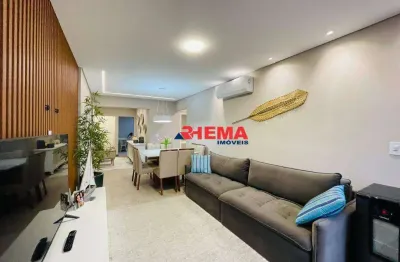 Apartamento com 2 dormitórios à venda, 95 m² por r$ 1.190.000,00 - aparecida - santos/sp