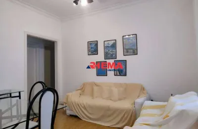 Apartamento com 2 dormitórios à venda, 65 m² por r$ 490.000,00 - aparecida - santos/sp