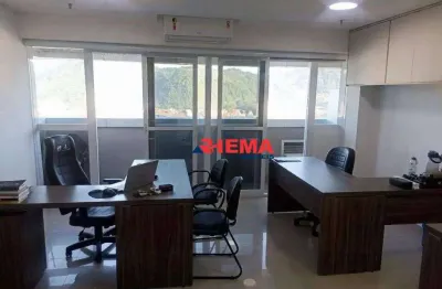 Sala para alugar, 42 m² por r$ 3.300,01/mês - vila belmiro - santos/sp