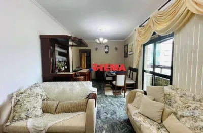 Apartamento com 3 dormitórios à venda, 111 m² por r$ 1.399.000,00 - aparecida - santos/sp