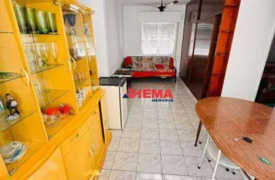 Apartamento com 1 dormitório para alugar, 55 m² por r$ 3.050,00/mês - marapé - santos/sp
