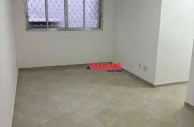 Apartamento com 2 dormitórios à venda, 70 m² por r$ 275.000,00 - vila matias - santos/sp