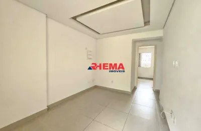 Apartamento com 1 dormitório para alugar, 48 m² por r$ 2.762,00/mês - gonzaga - santos/sp