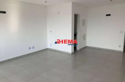 Sala para alugar, 42 m² por r$ 2.400,01/mês - vila matias - santos/sp