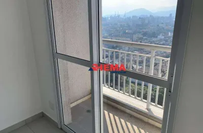 Sala para alugar, 41 m² por r$ 2.400,01/mês - vila matias - santos/sp