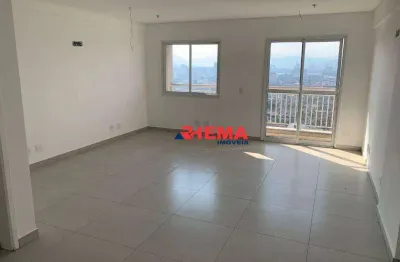 Sala para alugar, 42 m² por r$ 2.400,01/mês - vila matias - santos/sp