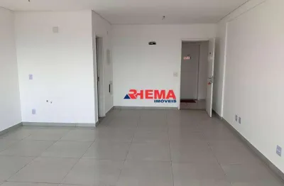 Sala para alugar, 42 m² por r$ 2.200,01/mês - vila matias - santos/sp