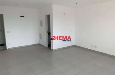 Sala para alugar, 42 m² por r$ 2.200,01/mês - vila matias - santos/sp