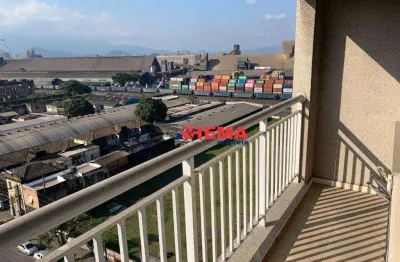 Sala para alugar, 41 m² por r$ 2.000,01/mês - vila matias - santos/sp