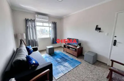 Apartamento com 2 dormitórios à venda, 63 m² por R$ 490.000,00 - Embaré - Santos/SP