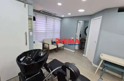 Sala para alugar, 42 m² por r$ 2.800,01/mês - encruzilhada - santos/sp