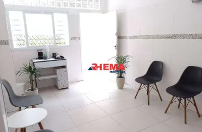 Casa comercial para alugar, 100 m² por r$ 3.400/ano - boqueirão - santos/sp