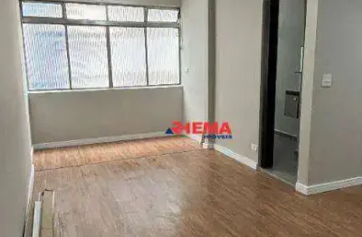 Kitnet com 1 dormitório à venda, 37 m² por r$ 245.000,00 - boa vista - são vicente/sp