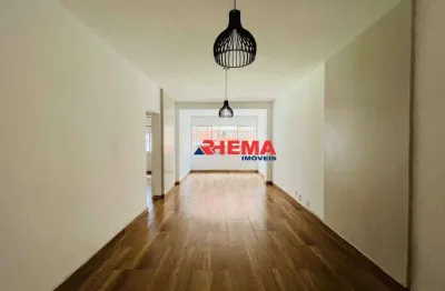 Apartamento com 2 dormitórios à venda, 80 m² por r$ 540.000,00 - embaré - santos/sp