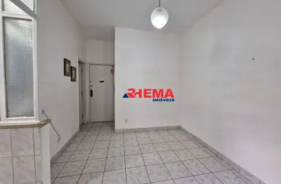 Apartamento com 2 dormitórios à venda, 55 m² por r$ 445.500,00 - boqueirão - santos/sp