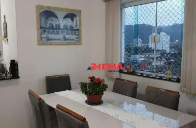 Apartamento com 2 dormitórios à venda, 68 m² por r$ 555.000,00 - campo grande - santos/sp