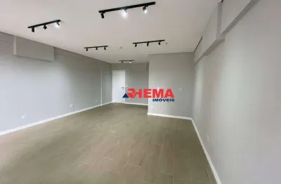Sala para alugar, 42 m² por r$ 2.300,01/mês - vila matias - santos/sp