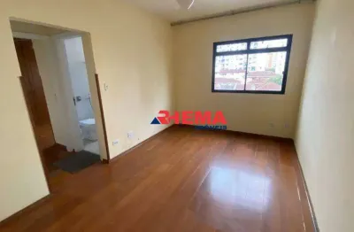 Apartamento com 1 dormitório para alugar, 55 m² por r$ 2.900,01/mês - boqueirão - santos/sp