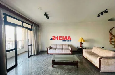 Cobertura com 3 dormitórios à venda, 495 m² por r$ 5.520.000,00 - boqueirão - santos/sp