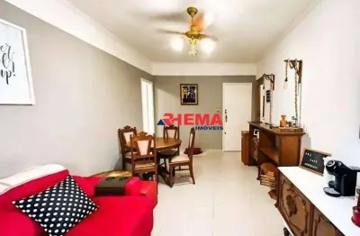 Apartamento com 2 dormitórios à venda, 125 m² por r$ 520.000,00 - campo grande - santos/sp