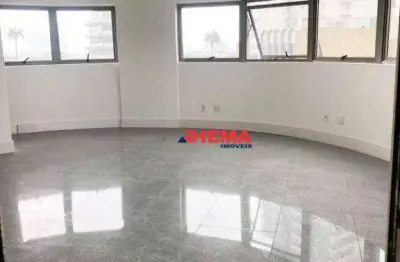 Sala para alugar, 45 m² por r$ 3.500,01/mês - vila mathias - santos/sp