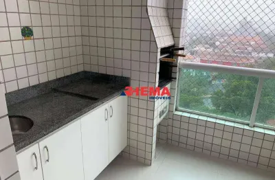 Apartamento com 3 dormitórios para alugar, 88 m² por r$ 5.400/mês - aparecida - santos/sp