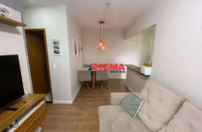 Apartamento com 2 dormitórios para alugar, 49 m² por r$ 2.600,01/mês - centro - são vicente/sp