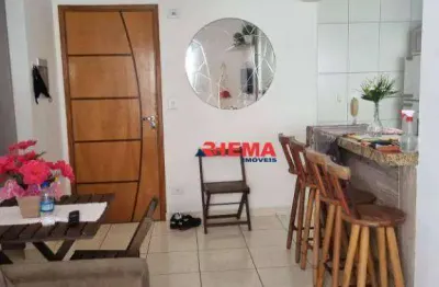 Apartamento com 1 dormitório à venda, 58 m² por r$ 290.000,00 - mirim - praia grande/sp