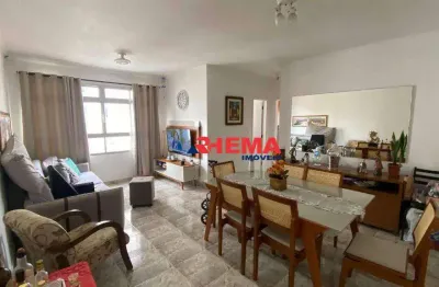 Apartamento com 2 dormitórios à venda, 85 m² por r$ 540.000,00 - boqueirão - santos/sp