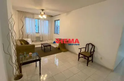 Apartamento com 2 dormitórios para alugar, 82 m² por r$ 4.200,01/mês - gonzaga - santos/sp