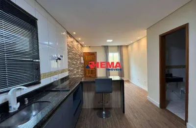 Sobrado com 3 dormitórios para alugar, 90 m² por r$ 2.500,00/mês - vilamar - praia grande/sp