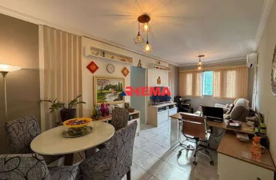Apartamento com 3 dormitórios à venda, 81 m² por r$ 570.000,00 - aparecida - santos/sp