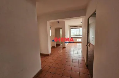 Sala para alugar, 90 m² por r$ 3.601,00/mês - vila mathias - santos/sp