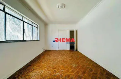 Apartamento com 3 dormitórios à venda, 120 m² por r$ 597.000,00 - embaré - santos/sp