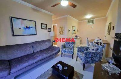 Apartamento com 2 dormitórios à venda, 73 m² por r$ 699.000,00 - aparecida - santos/sp