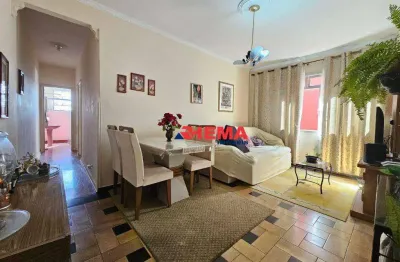 Apartamento com 2 dormitórios à venda, 64 m² por r$ 310.000,00 - macuco - santos/sp