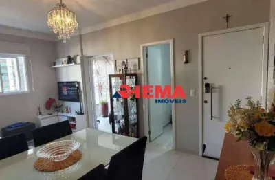 Apartamento com 2 dormitórios à venda, 69 m² por r$ 970.000,00 - boqueirão - santos/sp
