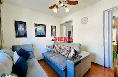 Apartamento com 2 dormitórios à venda, 42 m² por r$ 270.000,00 - aparecida - santos/sp