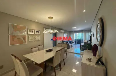 Apartamento com 3 dormitórios à venda, 134 m² por r$ 995.000,00 - josé menino - santos/sp