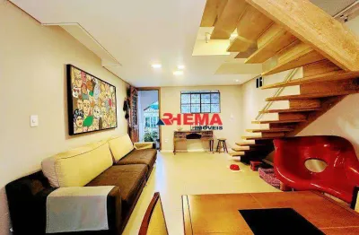 Sobrado com 3 dormitórios à venda, 138 m² por r$ 850.000,00 - josé menino - santos/sp