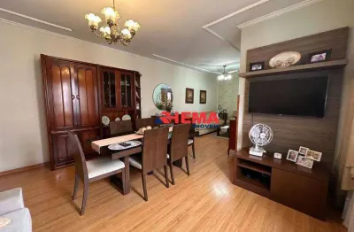 Apartamento com 3 dormitórios à venda, 136 m² por r$ 775.000,00 - pompéia - santos/sp